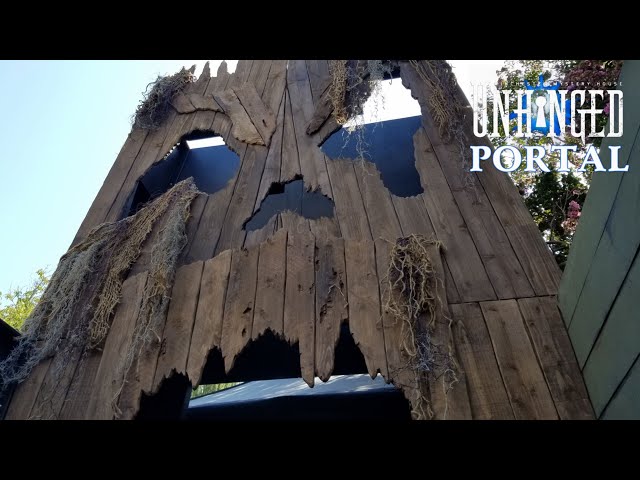 We made a Giant Mouth Entrance - Haunted House Portal