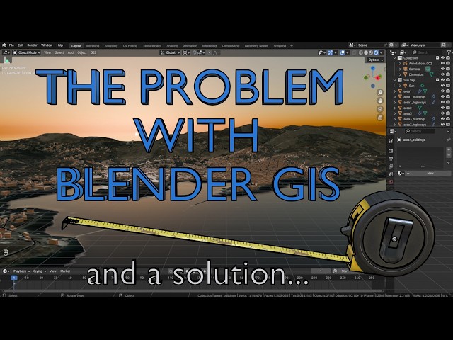 Create Accurate Maps with Blender GIS and QGIS