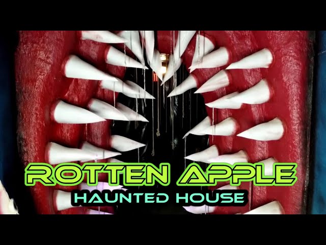 Haunted House Ideas - Rotten Apple Home Haunt Walkthrough Tour - DIY Halloween Props
