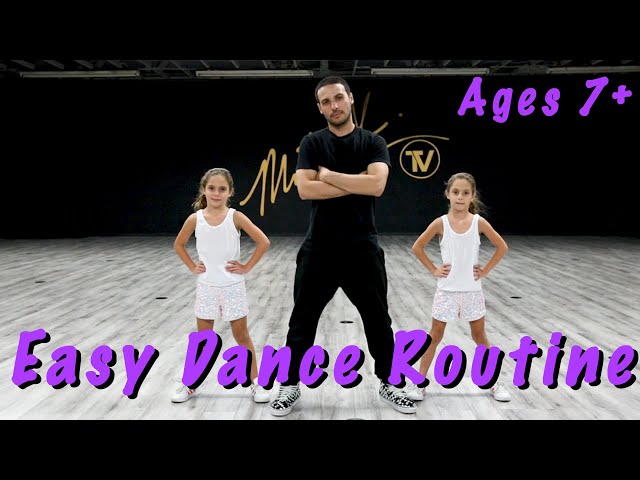 Easy Dance Routine - (Hip Hop Dance Tutorial AGES 7+)  | MihranTV