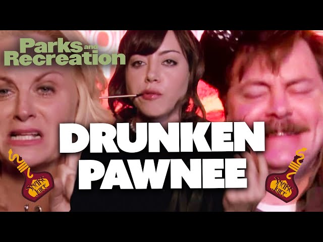 DRUNKEN PAWNEE | Parks and Recreation | Comedy Bites