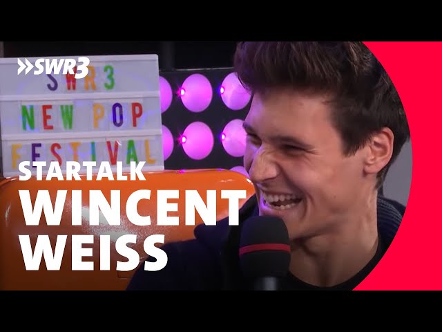 Wincent Weiss im Star-Talk - SWR3 New Pop Festival 2017