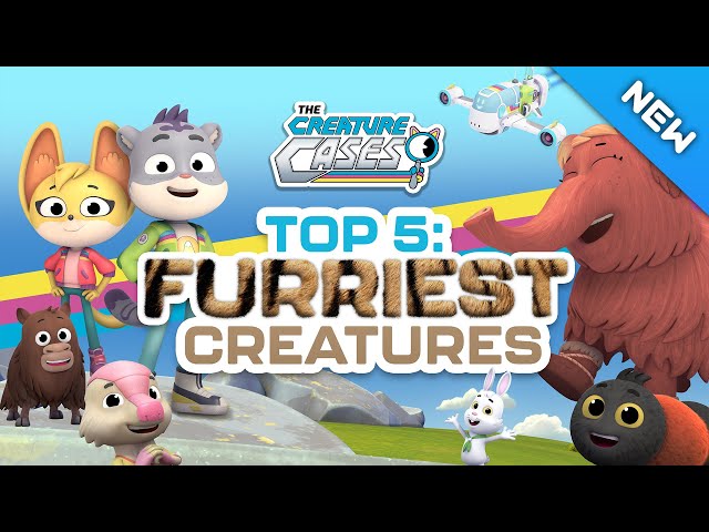 @CreatureCases - 🦁 Top 5: Furriest Animals 🗒️ | Creature Features | Full Episodes