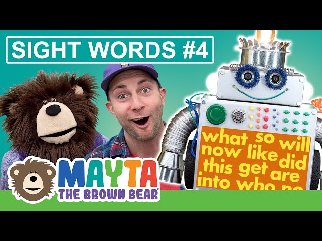 Sight Words 4 | High Frequency Words for Kindergarten