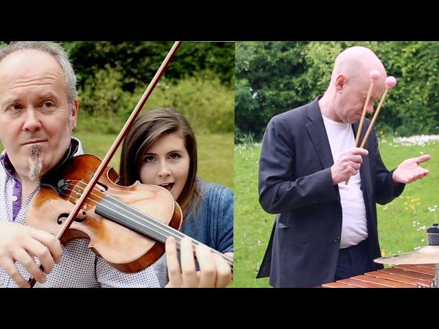 Every Breath You Take - The Police (violin and percussion cover) feat. ThatJennyBee