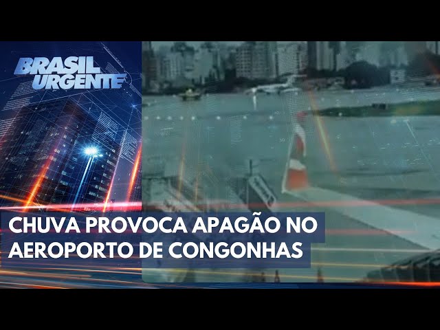 Pista do Aeroporto de Congonhas está fechada após jato derrapar | Brasil Urgente
