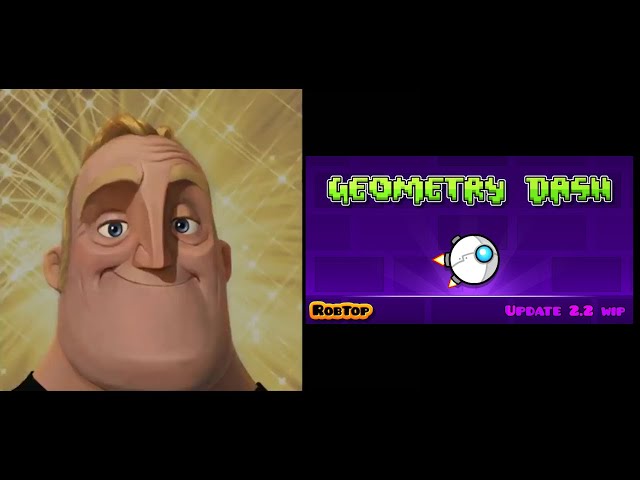 Mr. Incredible Becoming Canny (Geometry dash 2.2 news my reaction)