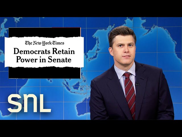 Weekend Update: Democrats Win Senate in 2022 Midterms, Rupert Murdoch Turns on Trump - SNL