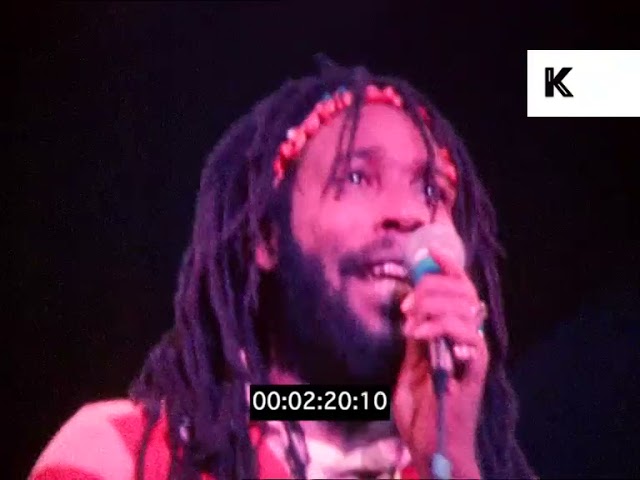 Big Youth Performing, Reggae Music, Late 1970s | Don Letts | Premium Footage