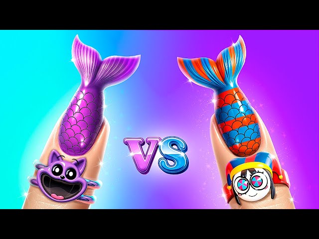 The Amazing Digital Circus! Extreme Makeover! From Pomni and Catnap to Mermaid!