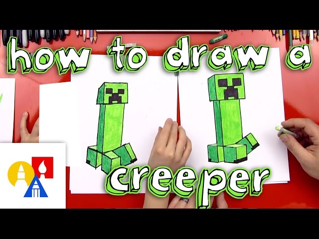 How To Draw A Creeper (New)