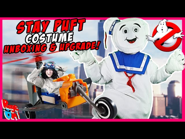 Ghostbusters day STAY PUFT  Marshmallow man COSTUME  unboxing and upgrade