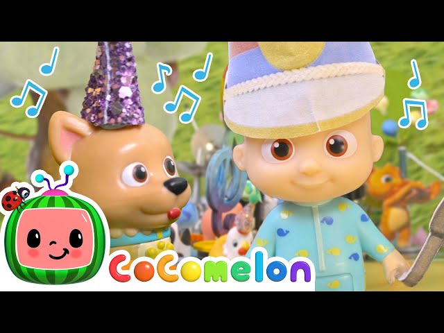 JJ and Bingo's Musical Instruments! | CoComelon Toy Play | Nursery Rhymes & Kids Songs