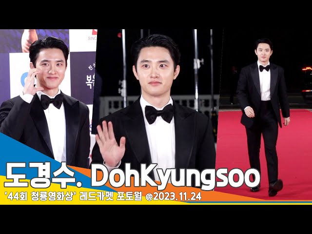 도경수(DohKyungsoo), ‘됴벅 됴벅’ 수상 경험자의 늠름한 입장~(청룡영화상 레드카펫) #Newsen