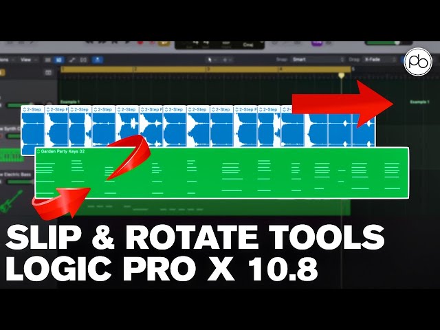 Using Slip and Rotate Tools Creatively in Logic Pro X 10.8