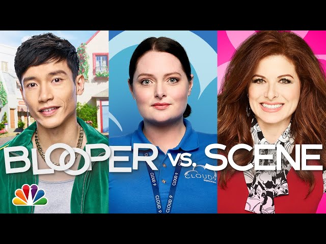 Bloopers vs. Real Scenes - @NBCSuperstore , @WillandGrace , @NBCTheGoodPlace