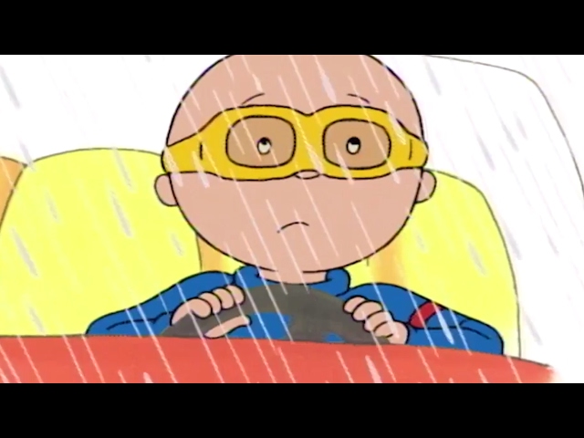 Funny Animated cartoon | Caillou Learns to Drive | WATCH CARTOON ONLINE | Cartoon for Children