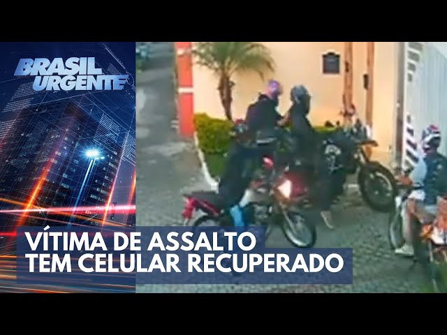 Cidade dos Assaltos: vítima de assalto tem celular recuperado pela ROCAM | Brasil Urgente