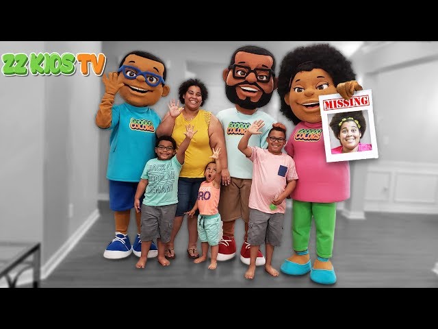 Goo Goo Mom Goes Missing The Movie! ZZ Kids TV Family  Saves Mom
