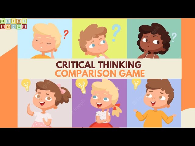 THE CRITICAL THINKING COMPARISON GAME