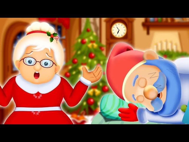 Christmas Music for Kids | Wake Up Mr Santa Claus | HooplaKidz