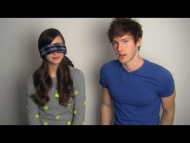 Blindfolded Touching Challenge with Tiffany Alvord!