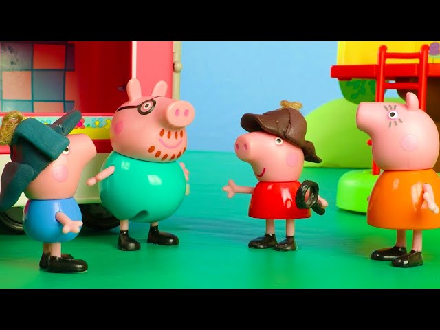 Peppa Pig Looks For Daddy Pig's Missing Keys! Toy Videos For Toddlers and Kids