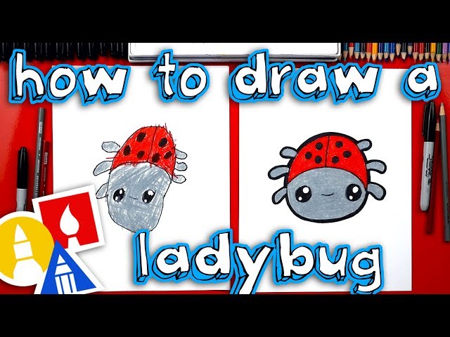 How To Draw A Cartoon Ladybug