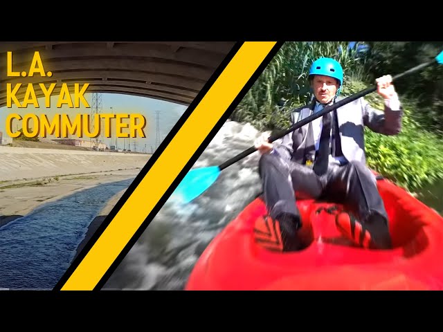 This Bold Man Kayaks the LA River to Get to Work - Mini-Mocks