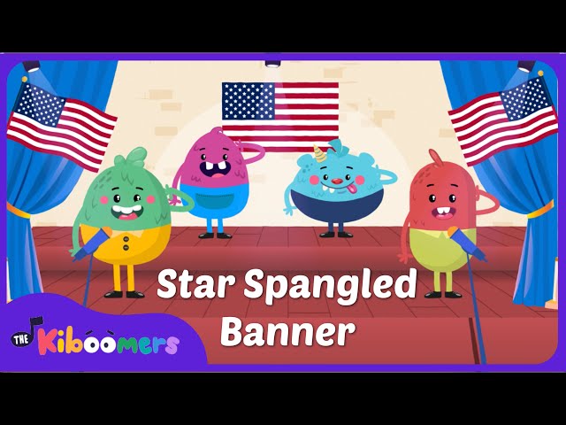 Star Spangled Banner - The Kiboomers Patriotic Songs for Kindergarten - National Anthem