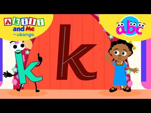 LETTER K Adventures! ABC learning for toddlers | Learn and Play with Akili and Me