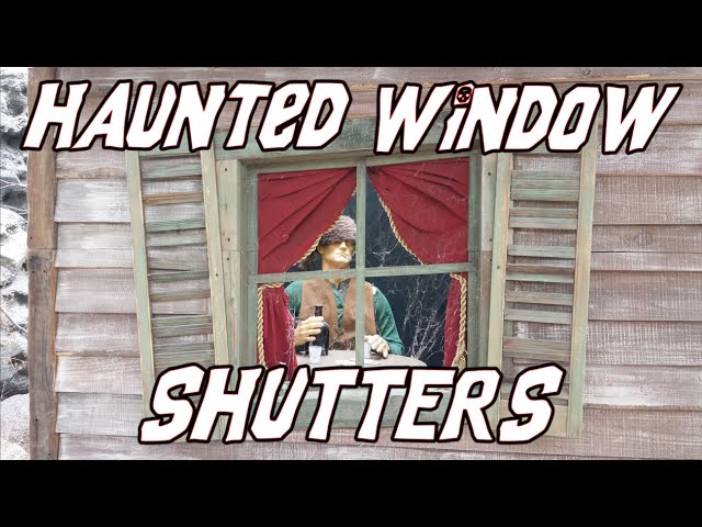DIY Halloween Decoration Ideas | Make Haunted House Window Shutters | Saloon Facade