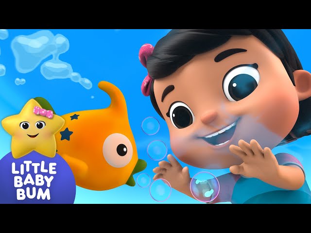 Baby Splashing in the Water ⭐ Mia's Play Time! LittleBabyBum - Nursery Rhymes for Kids