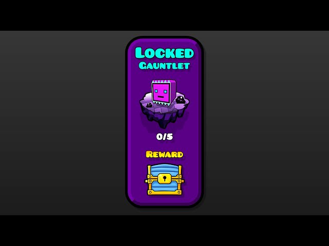 "Locked" Gauntlet? | Geometry dash 2.11