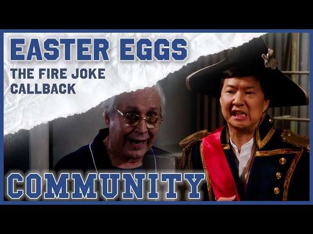 Easter Eggs | The Fire Joke Callback | Community