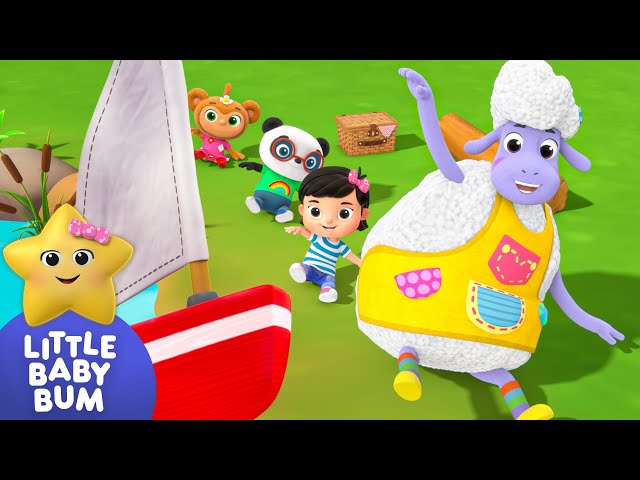 Row Row the Boat Song Song ⭐Mia Play Time! LittleBabyBum - Nursery Rhymes for Babies | LBB