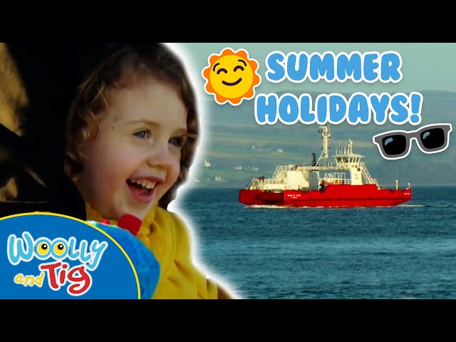 @WoollyandTigOfficial - 💦 Tig's Summer Holiday! ☀️ | 30+ Mins Marathon | TV for Kids | Toy Spider