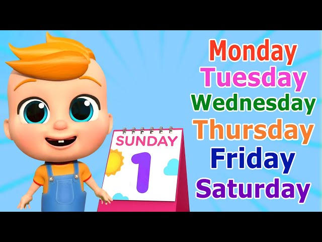 Days Of The Week Song + More Nursery Rhymes for Kids