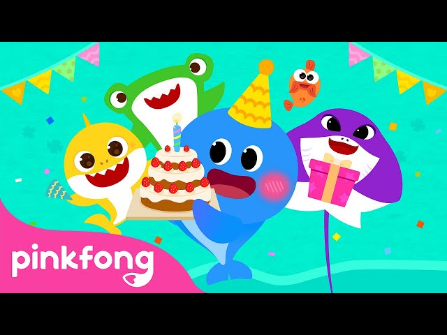 Happy Birthday | Baby Shark's Day at School | Pinkfong Official