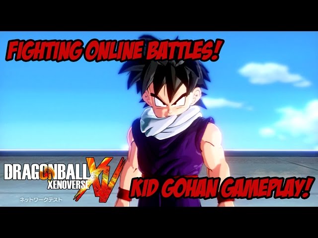 [BETA] Dragon Ball Xenoverse - Fighting Battles Online! [Kid Gohan Gameplay]