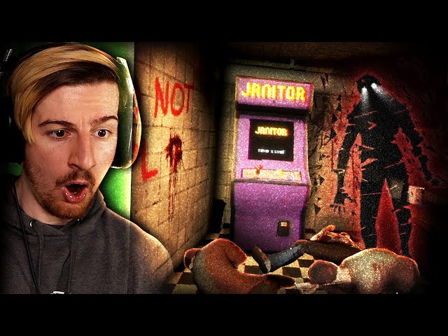 TRAPPED IN AN ABANDONED ARCADE WITH A KILLER. | Janitor Bleeds (Full Game)