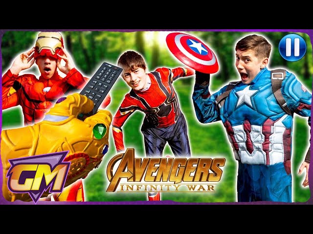 Avengers Kids Pause Challenge! - Who Can Stop Thanos?