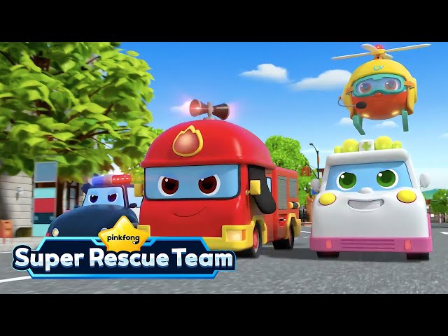 [BEST for TV 📺] Run, Run! Super Rescue Team! 🚓 🚑 🚒 🚁｜S1｜Pinkfong Super Rescue Team