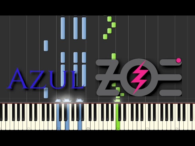 Azul - Zoé / Piano Tutorial / EA Music