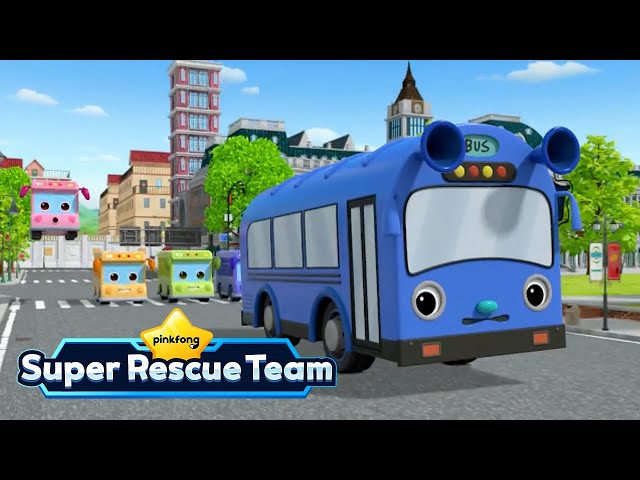 [Song ver.] Five Little Naughty Buses | Best Car Songs | Pinkfong Super Rescue Team