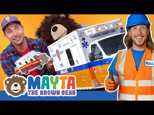 Explore an Ambulance for Kids | Emergency Vehicles with Handyman Hal