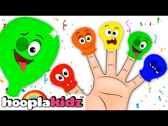 Balloon Finger Family Song For Babies | Fun Kids Songs