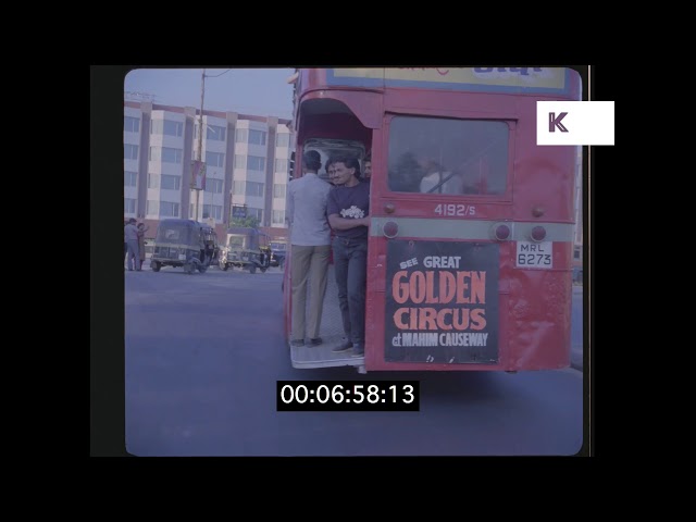 1985 Mumbai Buses, India in HD from 35mm | Kinolibrary