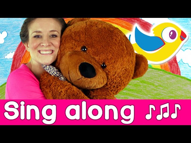 Sing Along - Teddy Bear Song - with lyrics | Starring Marty Moose!
