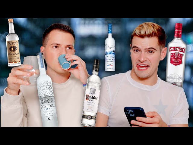 BLIND Vodka Taste Test! Which Vodka Is The Best?